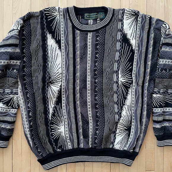 Vintage Croft and Barrow 3D knit textured sweater - Picture 2 of 10